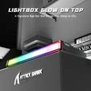 Mechaninė žaidimų klaviatūra Attack Shark R85HE StarLight baltas . laidinė. RGB apšvietimas