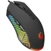 Pelė Myszka žaidimams Rampage Spear V2 su laidu 12800 dpi optinė juoda
