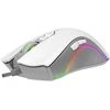 Pelė žaidimams Rampage SMX-R22 PhoenixIX V2. balta. 7 klavišų. RGB. 12800DPI