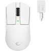 Pelė žaidimams Rampage Zenith. BT + USB + 2.4g. Paw3395. Nordic 52833 MCU. Balta