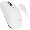 Pelė žaidimams Rampage Zenith. BT + USB + 2.4g. Paw3395. Nordic 52833 MCU. Balta