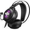 Rampage RM-K29 THUNDER juodos žaidimų ausinės su mikrofonu. 2F 1M garso skirstytuvas