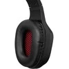 Rampage RM-K90 Vector juodos RGB LED žaidimų ausinės su mikrofonu 3.5mm