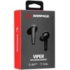 Rampage RM-TWS01G VIPER juodos „Bluetooth TWS“ žaidimų ausinės su mikrofonu