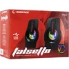Kompiuterio kolonėlės RAMPAGE RMS-G7 FALSETTO 2.0 RGB USB žaidimų kolonėlės (raudona)