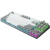 Klaviatūra Rampage Snug RGB KRGD Raudona szaro-balta