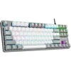 Klaviatūra Rampage Snug RGB KRGD Raudona szaro-balta