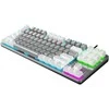 Klaviatūra Rampage Snug RGB KRGD Raudona balta ir-pilka