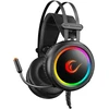 Rampage STORMY Juodas 7.1 USB erdvinio garso ausinės su mikrofonu