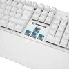 Žaidimų klaviatūra Rampage KB-R86 UMBRA. Balta. USB. RGB Rainbow pašvietimas. mėlyni mygtukai. mechaninė