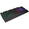 Žaidimų klaviatūra Rampage KB-RX77 RUNNER. juoda. Rainbow RGB apšvietimas. riešo atrama. USB