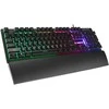 Žaidimų klaviatūra Rampage KB-RX77 RUNNER. juoda. Rainbow RGB apšvietimas. riešo atrama. USB