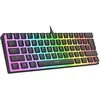 Klaviatūra Rampage RADIANT K11 RGB Raudonas Juodas