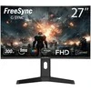 Žaidimų monitorius Rampage Drop DR27C300F 27". 300HZ. 1MS. FHD FREESYNC/GYNC. RGB pašvietimas. Pivot. R1500. Lenktas
