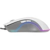 Pelė žaidimams Rampage SMX-R22 PhoenixIX V2. balta. 7 klavišų. RGB. 12800DPI
