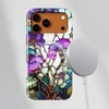 Voltuna Dėklas „Amethyst Blossoms Glow“ su MagSafe Apple iPhone 13-17 modeliams