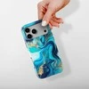 Voltuna Dėklas „Arctic Crystal Currents“ su MagSafe Apple iPhone 13-17 modeliams