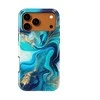 Voltuna Dėklas „Arctic Crystal Currents“ su MagSafe Apple iPhone 13-17 modeliams