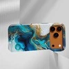 Voltuna Dėklas „Baltas Gold Ocean Veins“ su MagSafe Apple iPhone 13-17 modeliams