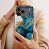 Voltuna Dėklas „Baltas Gold Ocean Veins“ su MagSafe Apple iPhone 13-17 modeliams