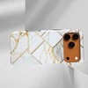 Voltuna Dėklas „Baltas Marble Luxe Lines“ su MagSafe Apple iPhone 13-17 modeliams
