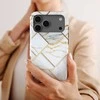 Voltuna Dėklas „Baltas Marble Luxe Lines“ su MagSafe Apple iPhone 13-17 modeliams