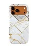 Voltuna Dėklas „Baltas Marble Luxe Lines“ su MagSafe Apple iPhone 13-17 modeliams