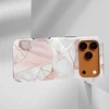 Voltuna Dėklas „Blush Marble Shards“ su MagSafe Apple iPhone 13-17 modeliams
