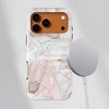 Voltuna Dėklas „Blush Marble Shards“ su MagSafe Apple iPhone 13-17 modeliams