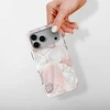 Voltuna Dėklas „Blush Marble Shards“ su MagSafe Apple iPhone 13-17 modeliams