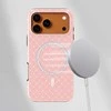 Voltuna Dėklas „Blush Polka Romance“ su MagSafe Apple iPhone 13-17 modeliams
