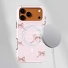 Voltuna Dėklas „Blush Ribbon Delight“ su MagSafe Apple iPhone 13-17 modeliams