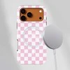 Voltuna Dėklas „Bubblegum Picnic Grid“ su MagSafe Apple iPhone 13-17 modeliams