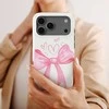 Voltuna Dėklas „Candy Rožinė Love Bow“ su MagSafe Apple iPhone 13-17 modeliams