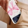 Voltuna Dėklas „Candy Rožinė Love Bow“ su MagSafe Apple iPhone 13-17 modeliams