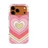 Voltuna Dėklas „Candy Stripe Hearts“ su MagSafe Apple iPhone 13-17 modeliams