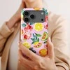 Voltuna Dėklas „Citrus Garden Bloom“ su MagSafe Apple iPhone 13-17 modeliams
