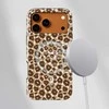 Voltuna Dėklas „Cocoa Leopard Hide“ su MagSafe Apple iPhone 13-17 modeliams