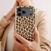 Voltuna Dėklas „Cocoa Leopard Hide“ su MagSafe Apple iPhone 13-17 modeliams