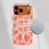 Voltuna Dėklas „Coral Leaf Drops“ su MagSafe Apple iPhone 13-17 modeliams