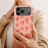 Voltuna Dėklas „Coral Leaf Drops“ su MagSafe Apple iPhone 13-17 modeliams