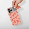 Voltuna Dėklas „Coral Leaf Drops“ su MagSafe Apple iPhone 13-17 modeliams