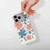 Voltuna Dėklas „Coral &amp; Mėlyna Blooms“ su MagSafe Apple iPhone 13-17 modeliams