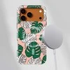 Voltuna Dėklas „Coral Monstera Mix“ su MagSafe Apple iPhone 13-17 modeliams