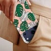 Voltuna Dėklas „Coral Monstera Mix“ su MagSafe Apple iPhone 13-17 modeliams