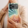 Voltuna Dėklas „Cosmic Wave Burst“ su MagSafe Apple iPhone 13-17 modeliams