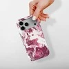 Voltuna Dėklas „Crimson Marble Flow“ su MagSafe Apple iPhone 13-17 modeliams