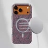 Voltuna Dėklas „Crimson Maze Pattern“ su MagSafe Apple iPhone 13-17 modeliams