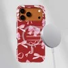 Voltuna Dėklas „Crimson Ribbon Fantasy“ su MagSafe Apple iPhone 13-17 modeliams