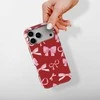 Voltuna Dėklas „Crimson Ribbon Fantasy“ su MagSafe Apple iPhone 13-17 modeliams